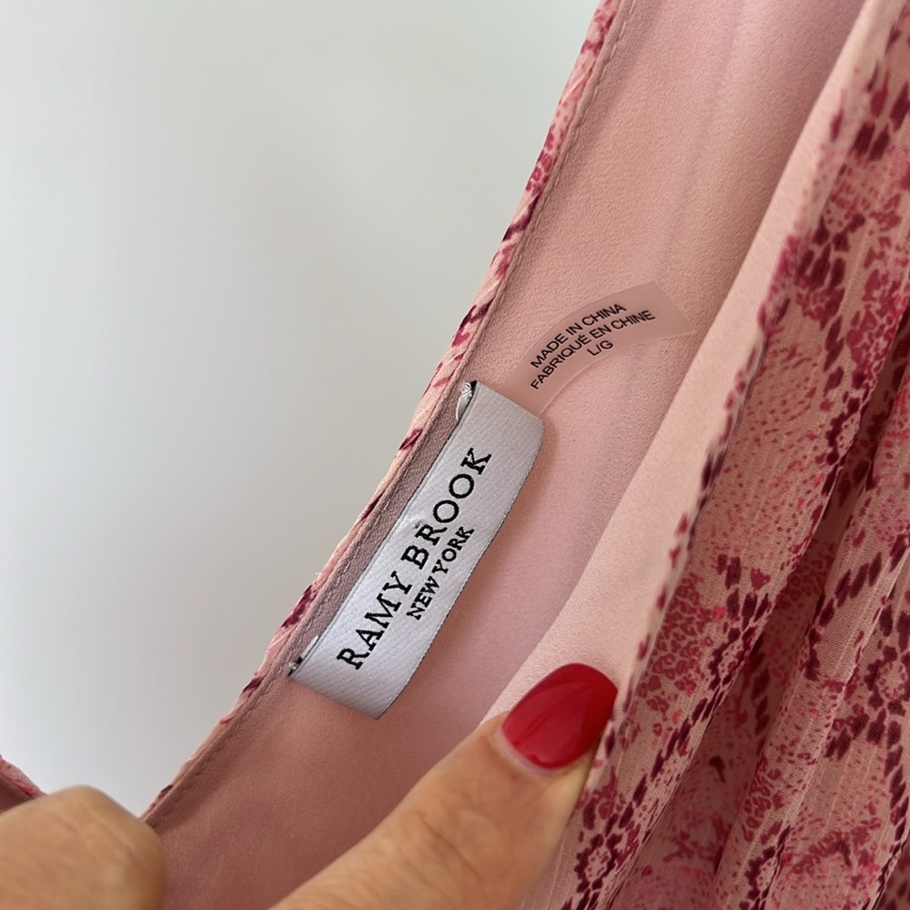 RAMY BROOK Pink / burgundy Sleeveless Dress - Picture 3 of 10